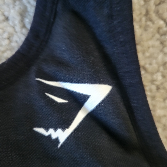 Gymshark Tee Back Padded Sports Bra Black Size XS - Picture 8 of 8